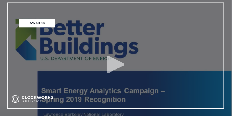 Smart Energy Analytics Award Winners