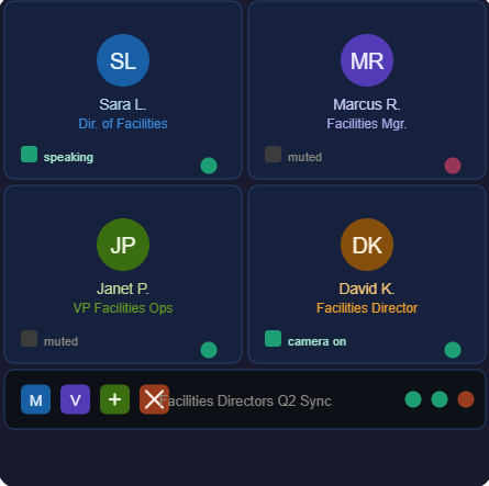 Virtual meeting - FDD community of practice