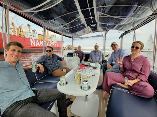 Clockworks boat outing